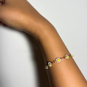 18k Gold-Plated Daisy Dream Bracelet - ROMALI