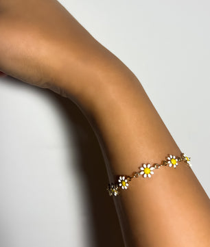 18k Gold-Plated Daisy Dream Bracelet - ROMALI