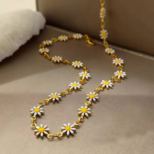 18k Gold-Plated Daisy Dream Choker - ROMALI