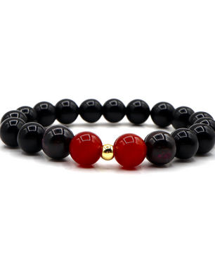 ROMALI Aries Zodiac Bracelet - Garnet & Carnelian - ROMALI