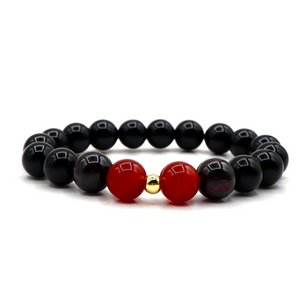 Aries Zodiac Bracelet - Garnet & Carnelian