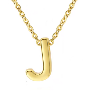 ROMALI 18k Gold-Plated Initial Adjustable Necklace