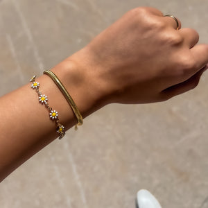 18k Gold-Plated Daisy Dream Bracelet - ROMALI