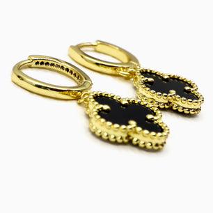 18k Gold-Plated Lucky Clover Earrings