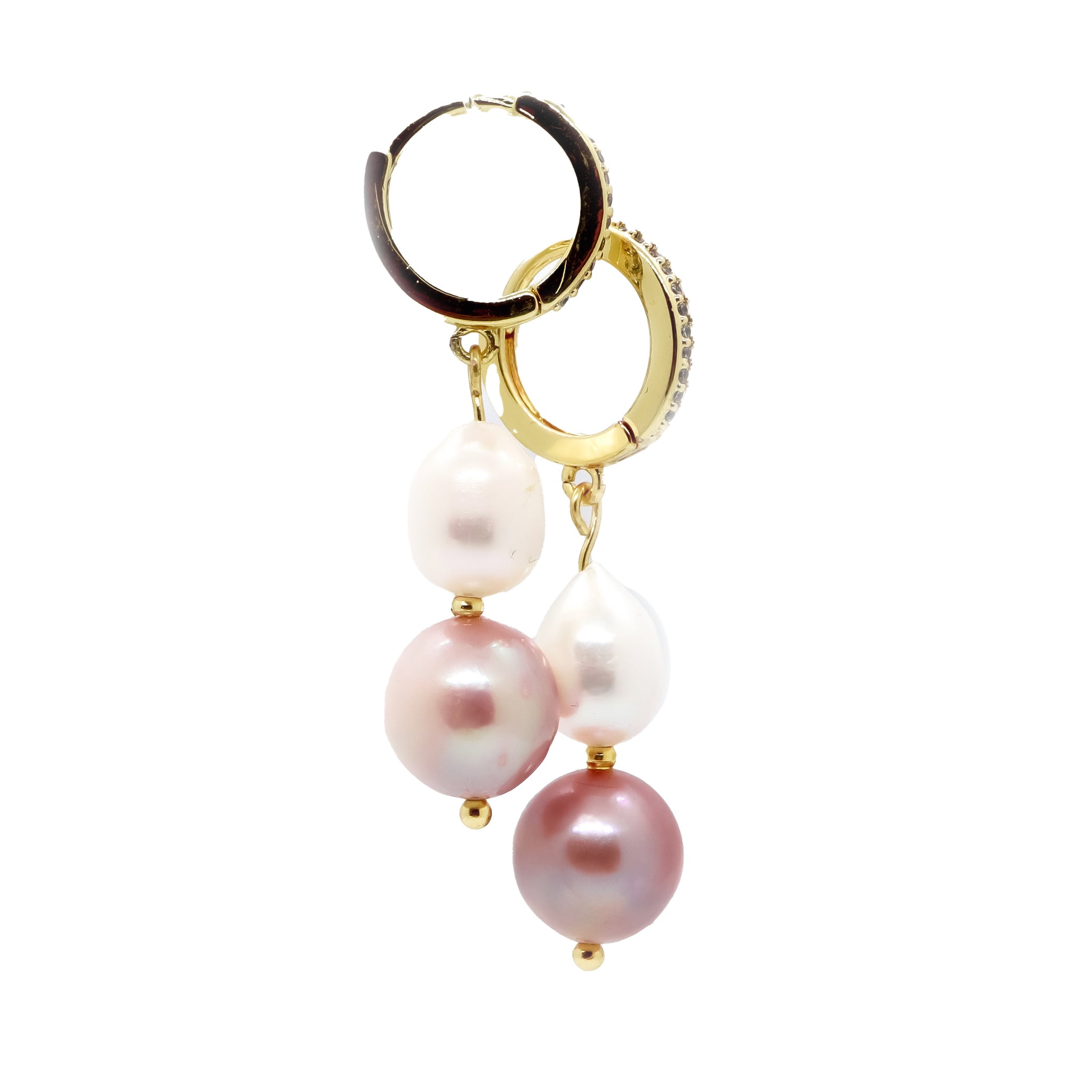 18k Gold-Plated Luxe Pearl Radiance Earrings