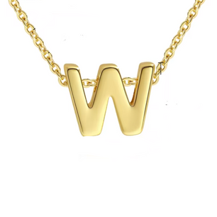 ROMALI 18k Gold-Plated Initial Adjustable Necklace