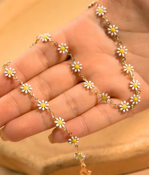 18k Gold-Plated Daisy Dream Choker - ROMALI
