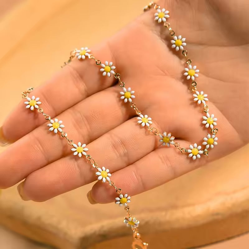 18k Gold-Plated Daisy Dream Choker - ROMALI
