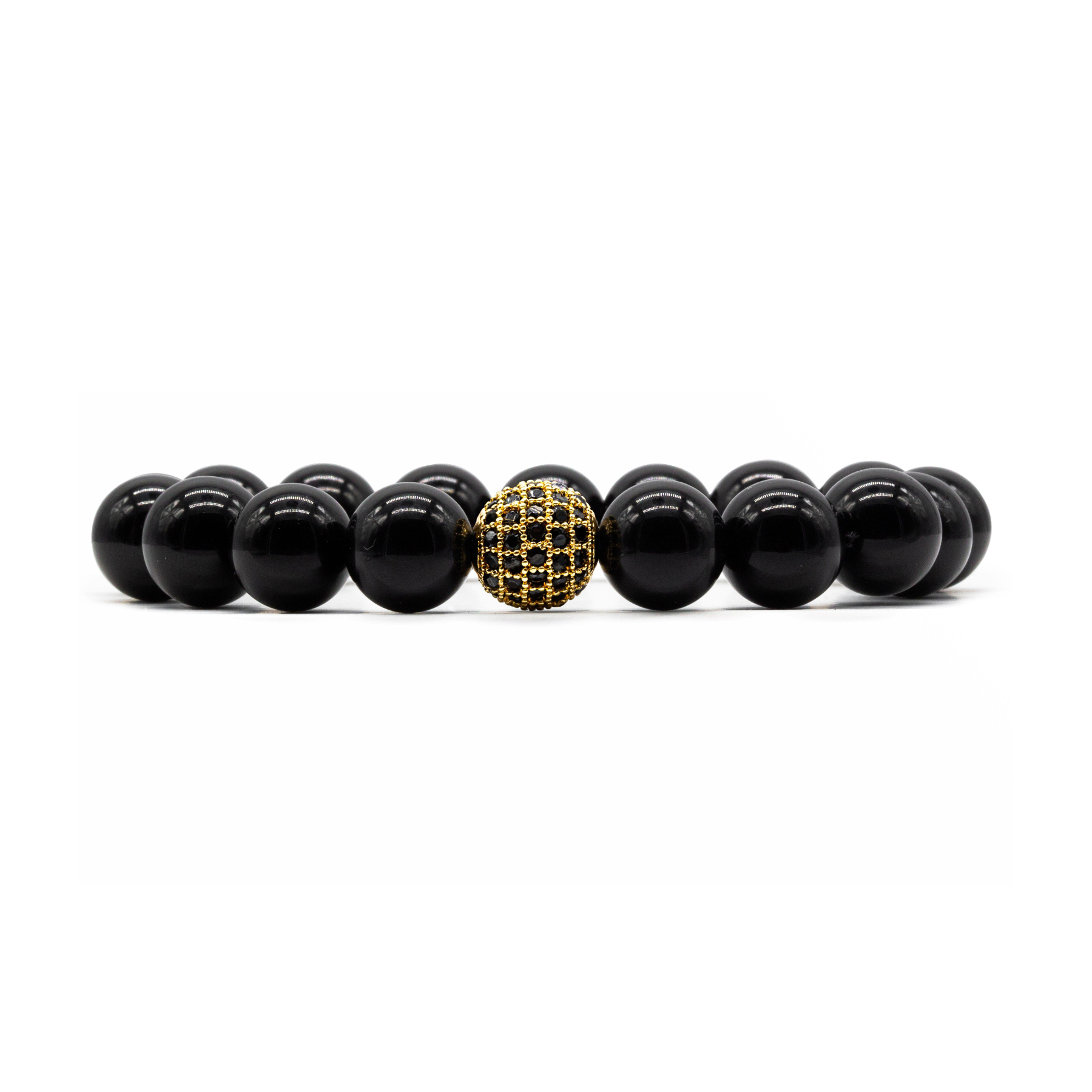 ROMALI Natural Obsidian Beaded Bracelet - ROMALI