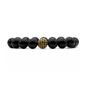 ROMALI Natural Obsidian Beaded Bracelet - ROMALI