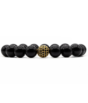 ROMALI Natural Obsidian Beaded Bracelet - ROMALI