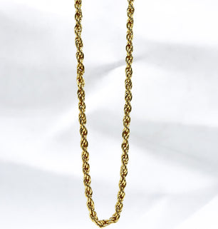 18k Gold-Plated Wheat Chain