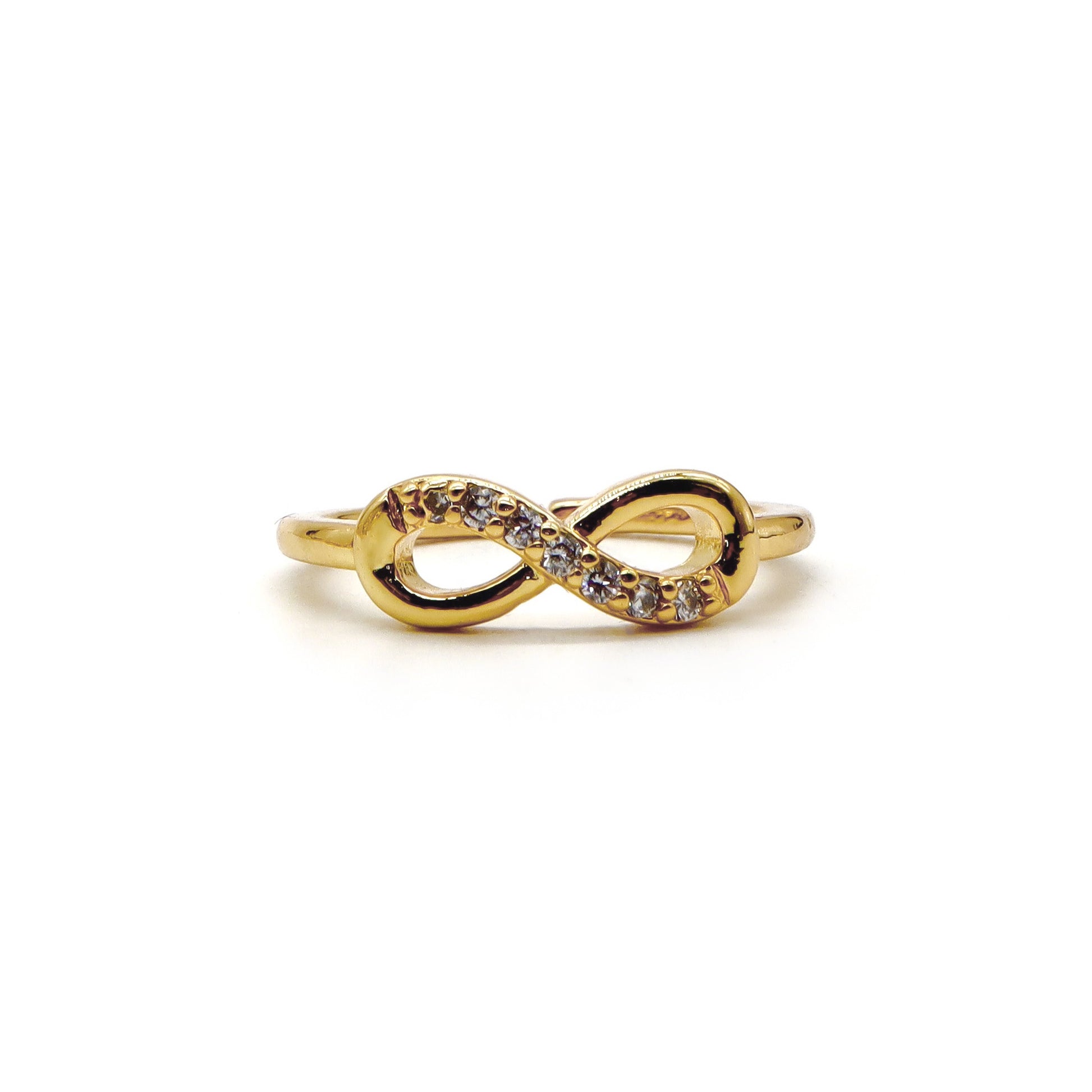 ROMALI 18K Gold-Plated Infinity Ring - ROMALI