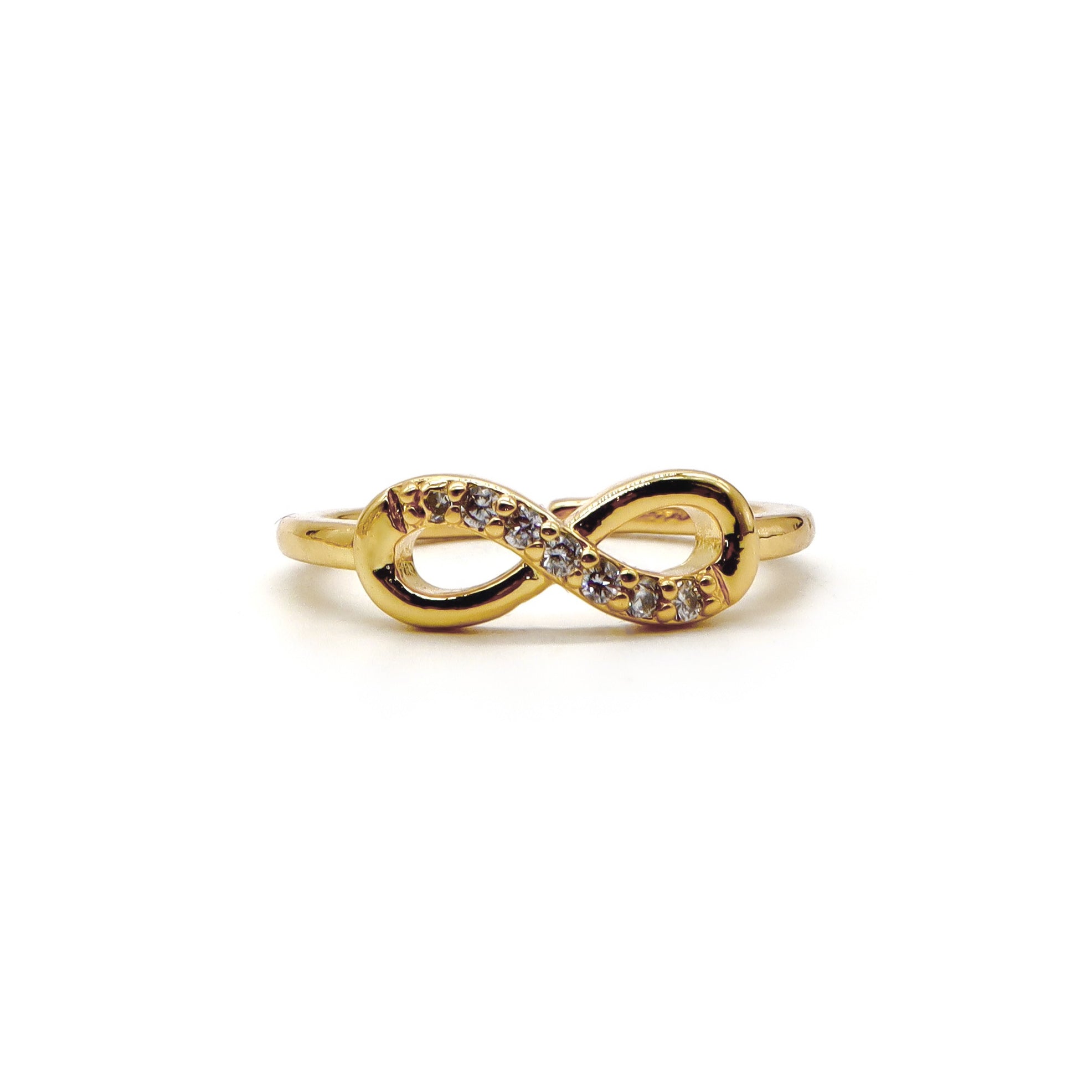ROMALI 18K Gold-Plated Infinity Ring - ROMALI
