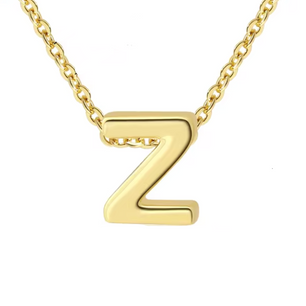 ROMALI 18k Gold-Plated Initial Adjustable Necklace