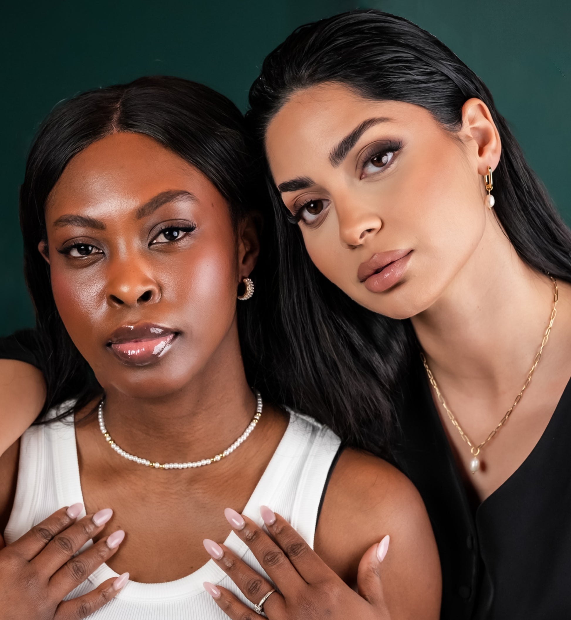 ROMALI 18K Gold-Plated Mini Pearl Gold Ball Necklace - ROMALI