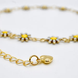 18k Gold-Plated Daisy Dream Bracelet - ROMALI