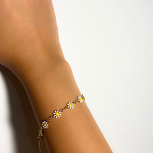18k Gold-Plated Daisy Dream Bracelet - ROMALI