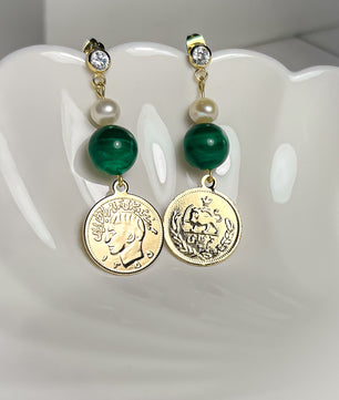 18k Gold-Plated Majestic Earrings - ROMALI