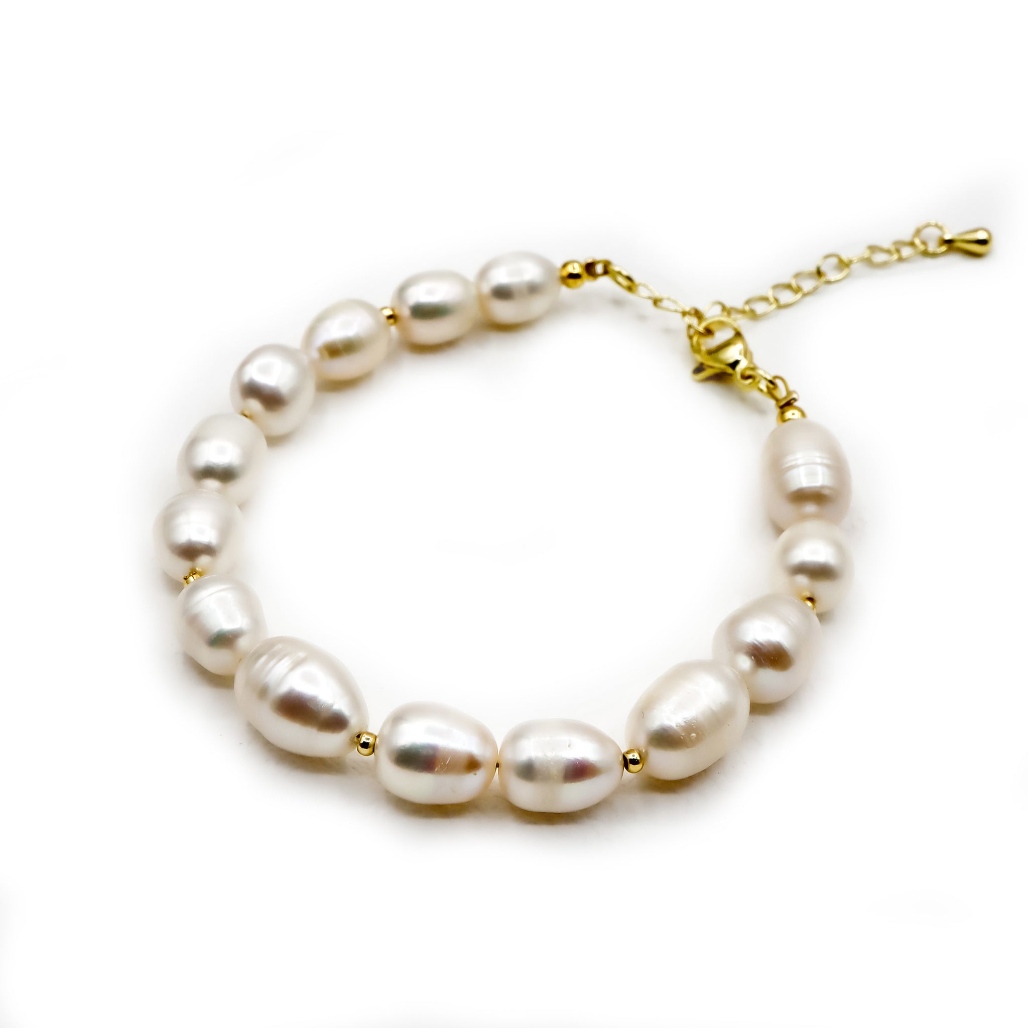 18k Gold-Plated Grandé Pearl Bracelet