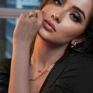 ROMALI Silver Stainless Steel Teardrop Stud Dangle Earrings Small, Medium, Large - ROMALI