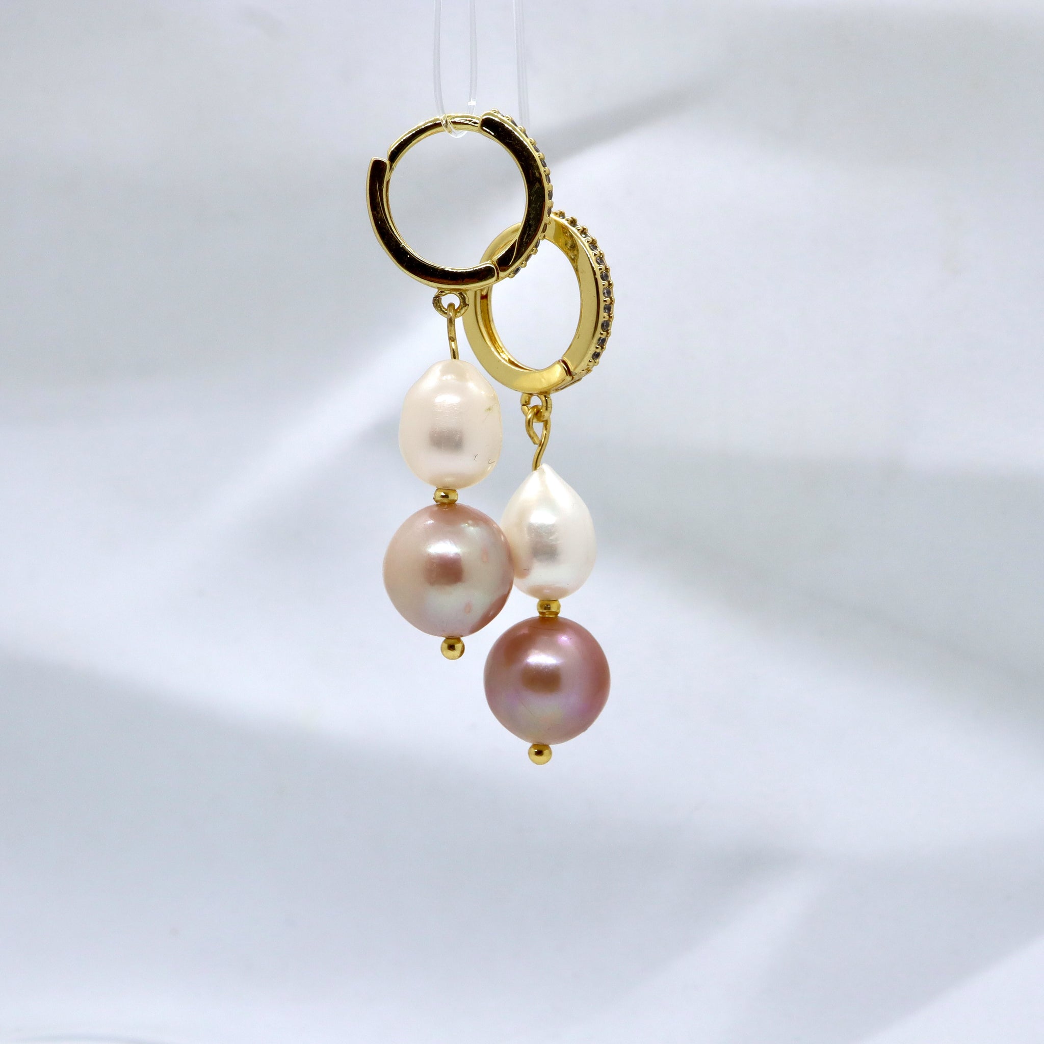 18k Gold-Plated Luxe Pearl Radiance Earrings