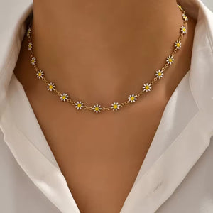18k Gold-Plated Daisy Dream Choker - ROMALI