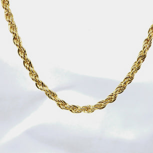 18k Gold-Plated Wheat Chain