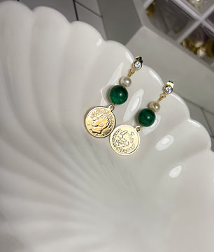 18k Gold-Plated Majestic Earrings - ROMALI