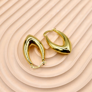 18k Gold-Plated Geometric Earrings