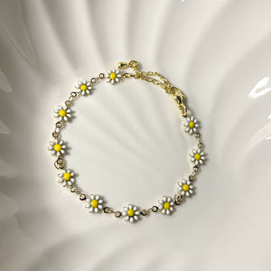 18k Gold-Plated Daisy Dream Bracelet - ROMALI