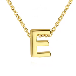 ROMALI 18k Gold-Plated Initial pendant Adjustable Necklace - ROMALI