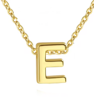 ROMALI 18k Gold-Plated Initial pendant Adjustable Necklace - ROMALI
