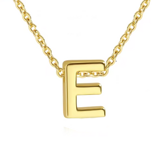 ROMALI 18k Gold-Plated Initial Adjustable Necklace