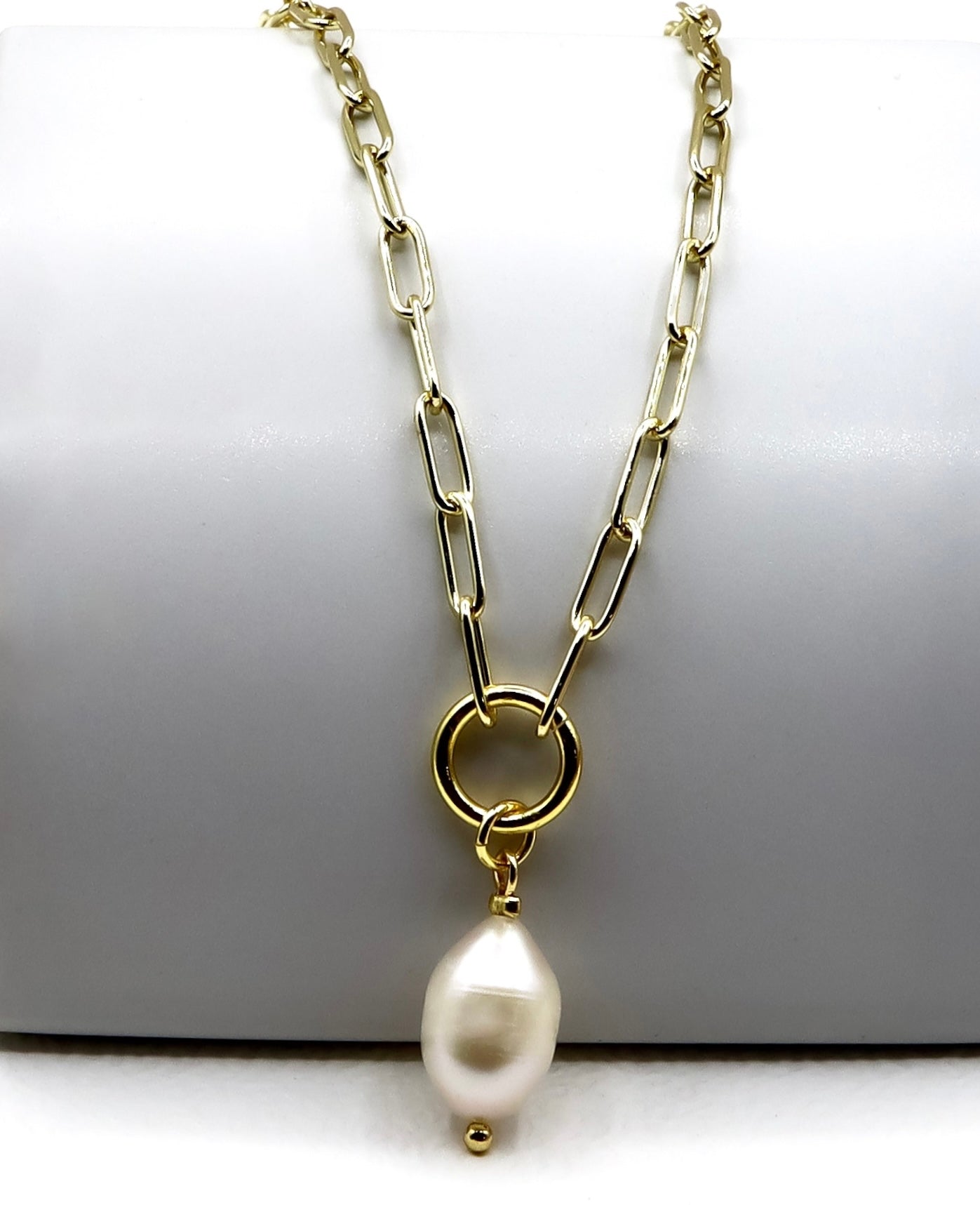 18k Goldplated Luxe Pearl Strand