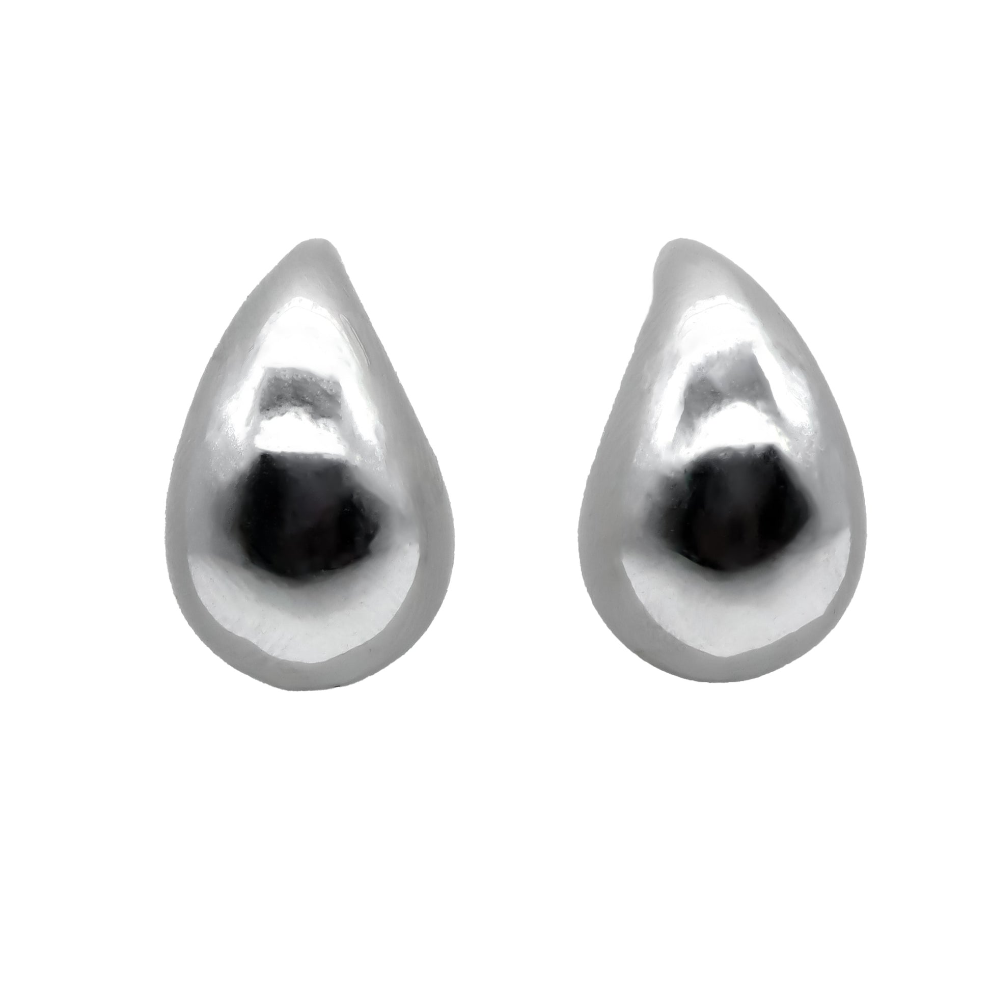 ROMALI Stainless Steel Small Teardrop Stud Earrings