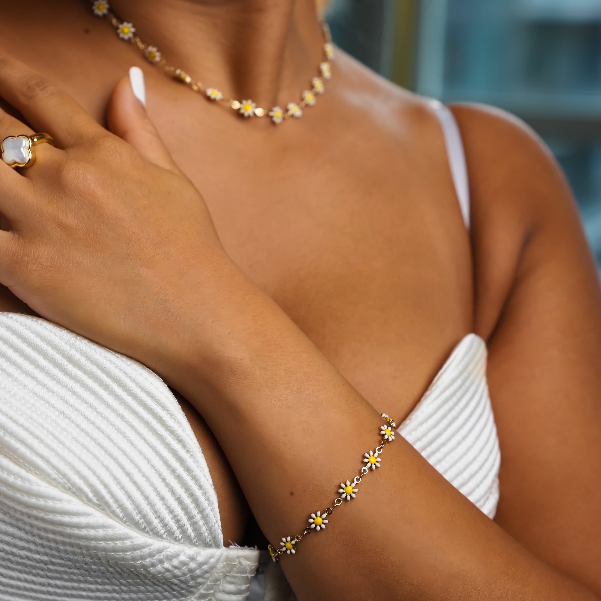 18k Gold-Plated Daisy Dream Choker