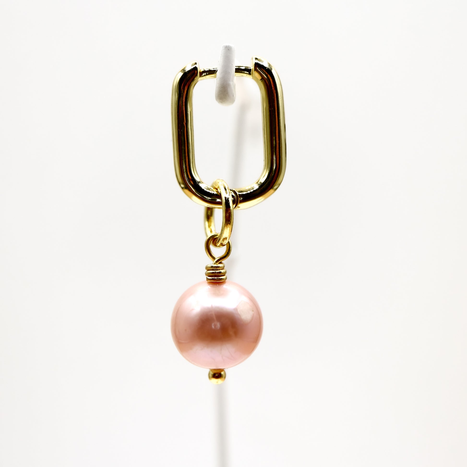 18k Gold-Plated Pink Pearl Radiance Earrings