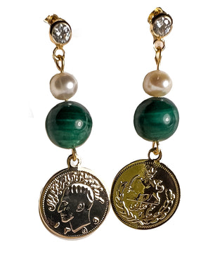 18k Gold-Plated Majestic Earrings - ROMALI