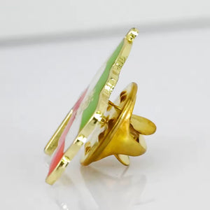 ROMALI Iran Map Enamel Pin | Gold-Plated