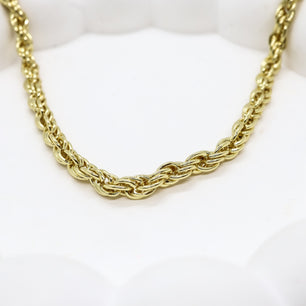 18k Gold-Plated Wheat Chain