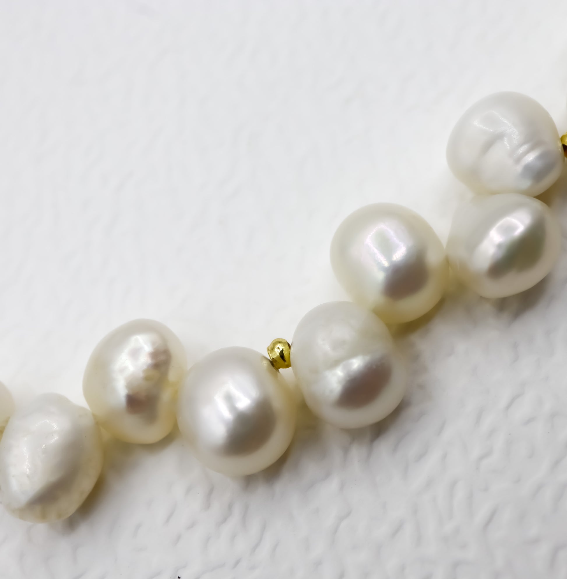 18k Gold-Plated Natural Keishi Freshwater Pearl Choker