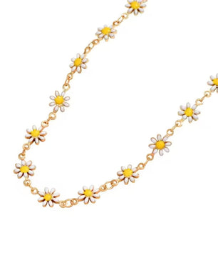 18k Gold-Plated Daisy Dream Choker - ROMALI