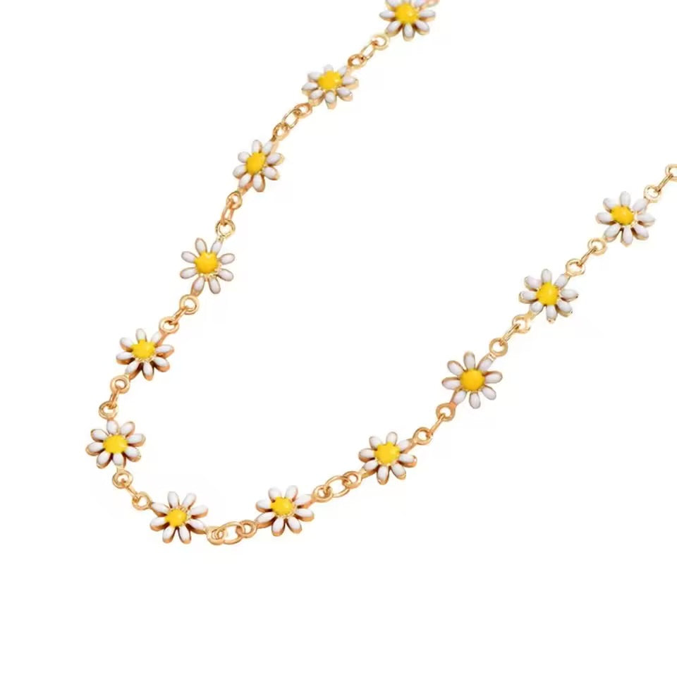 18k Gold-Plated Daisy Dream Choker - ROMALI