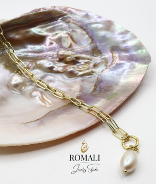18k Gold-Plated Luxe Pearl Strand - ROMALI