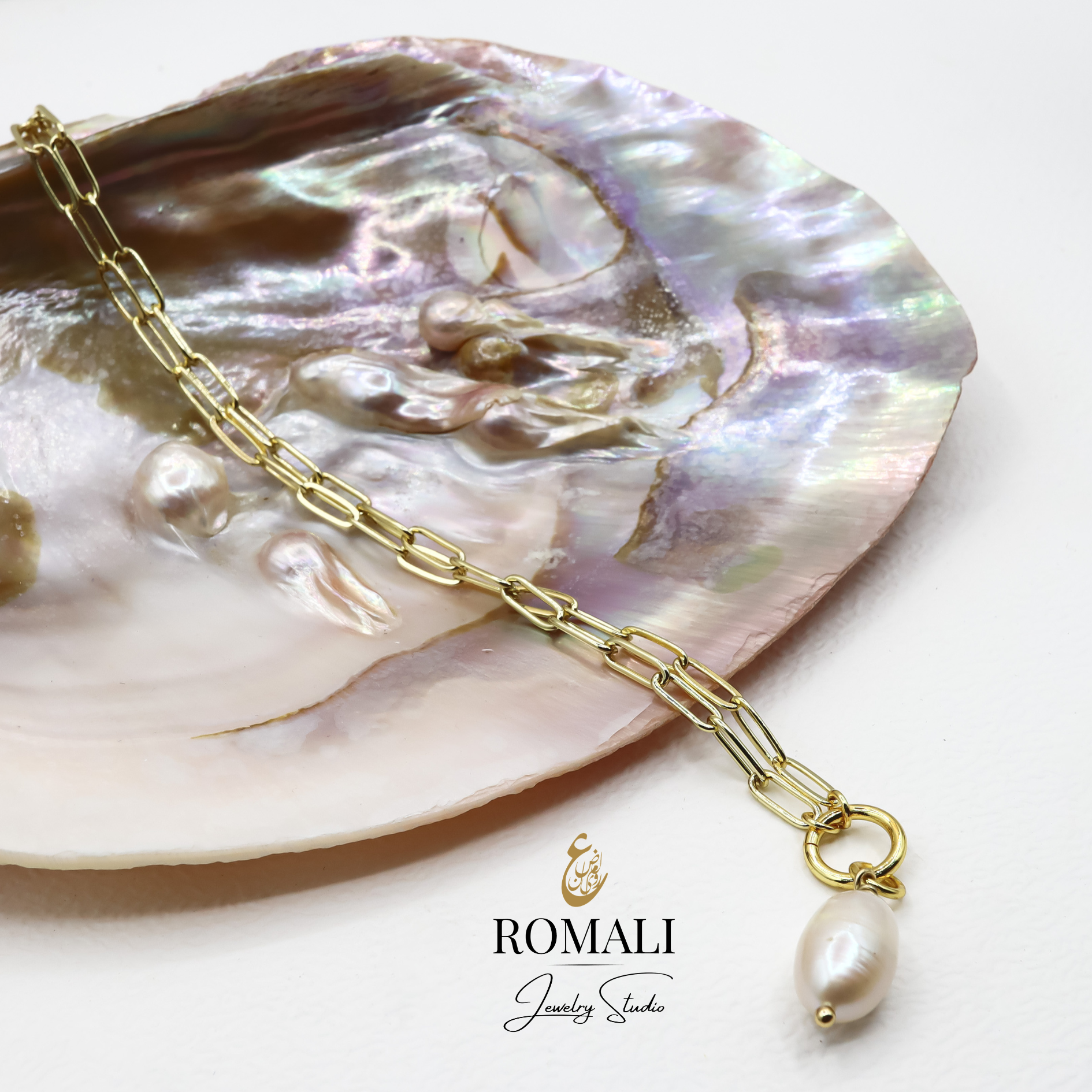 18k Gold-Plated Luxe Pearl Strand