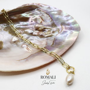 18k Gold-Plated Luxe Pearl Strand