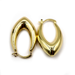 18k Gold-Plated Geometric Earrings