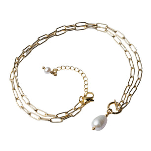 18k Gold-Plated Luxe Pearl Strand