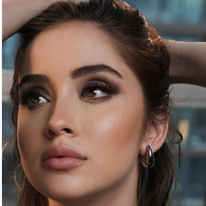 ROMALI Silver Stainless Steel Teardrop Stud Dangle Earrings Small, Medium, Large - ROMALI